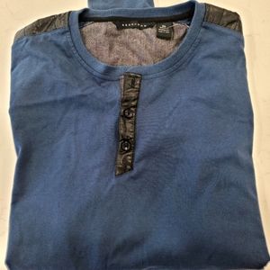 Sean John Navy Blue Long Sleeve Shirt